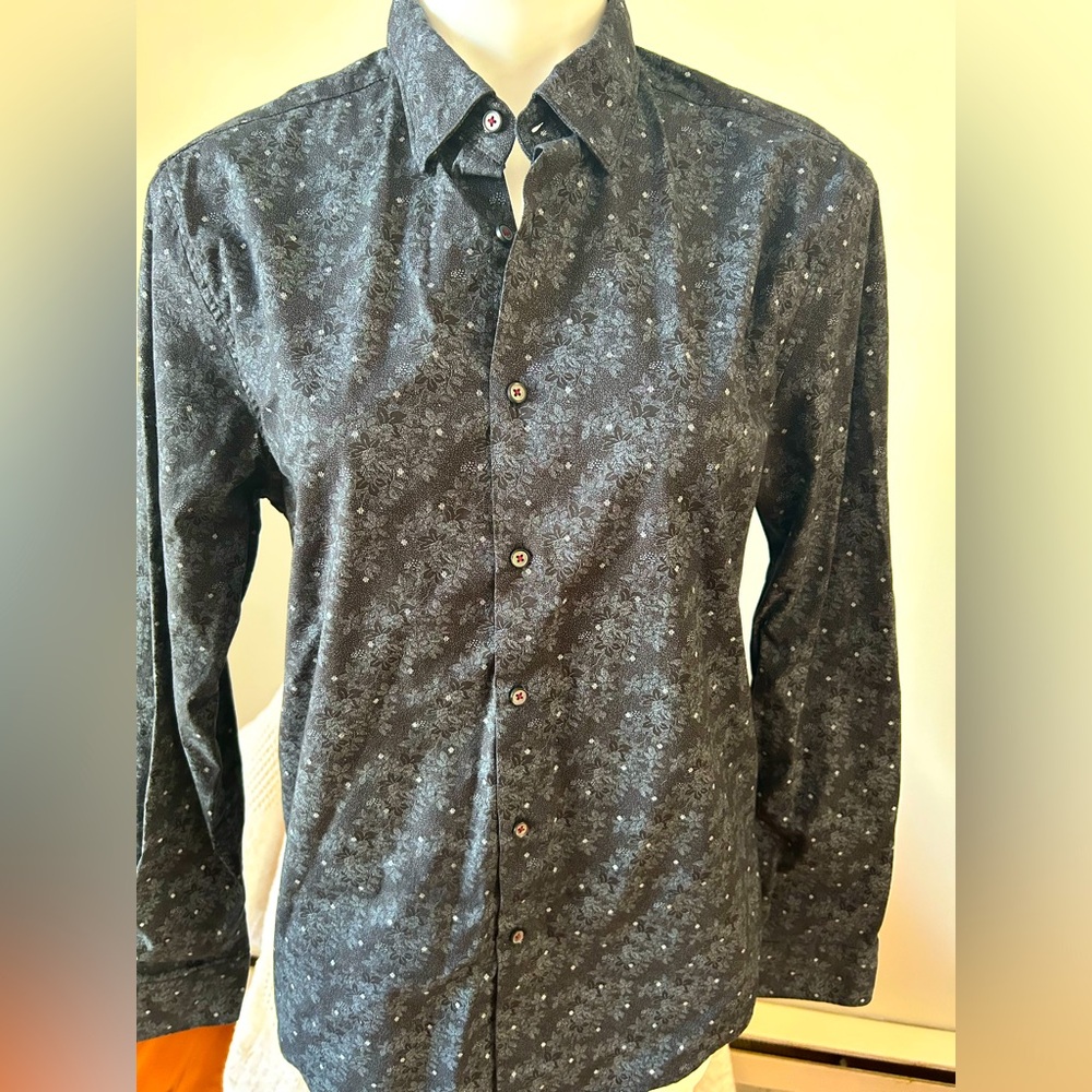Cactus Man, size medium men’s button-down shirt